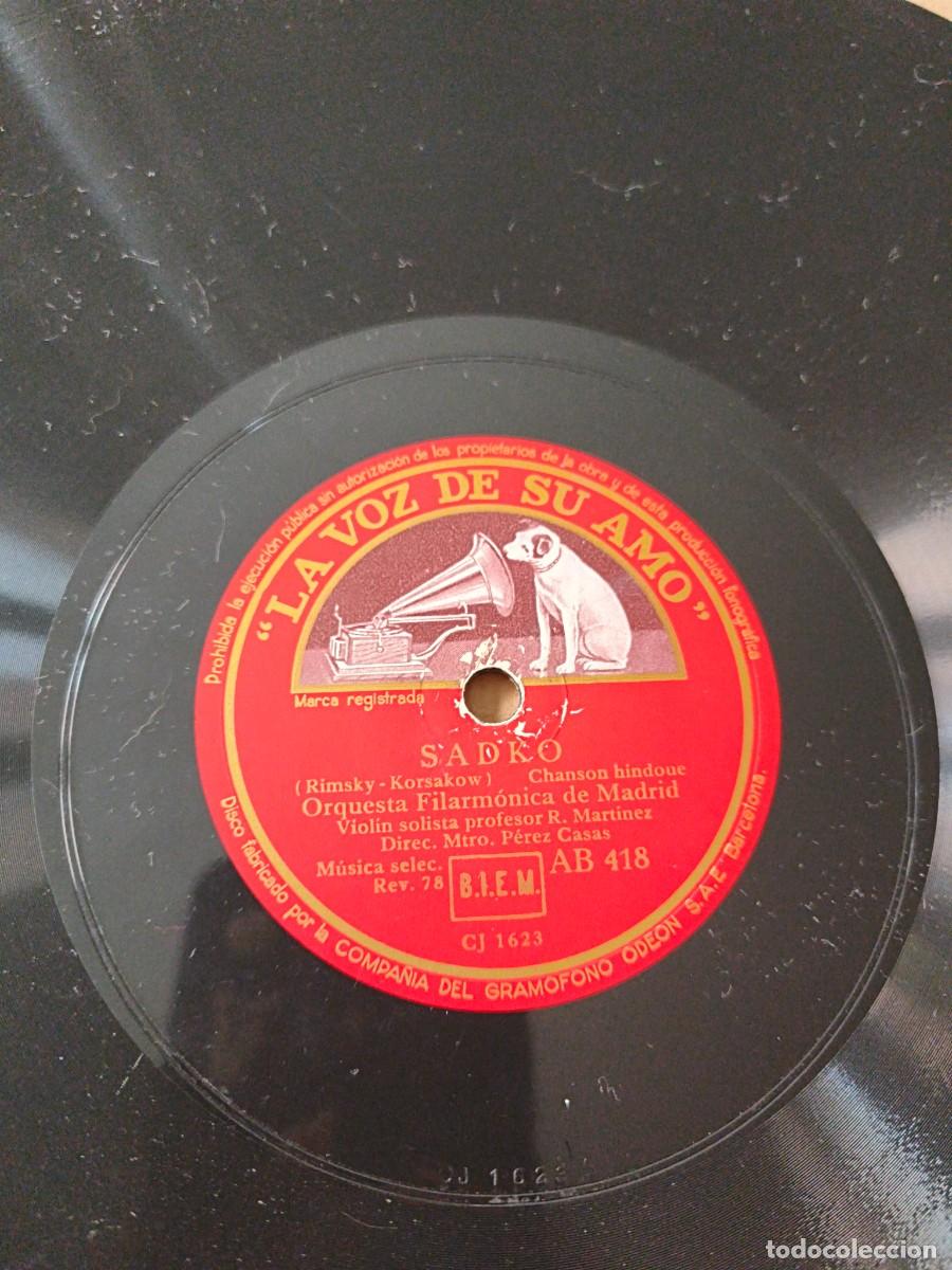 Discos de pizarra: Disco SADRO y ANDANTE DE LA CASSATION - Foto 4