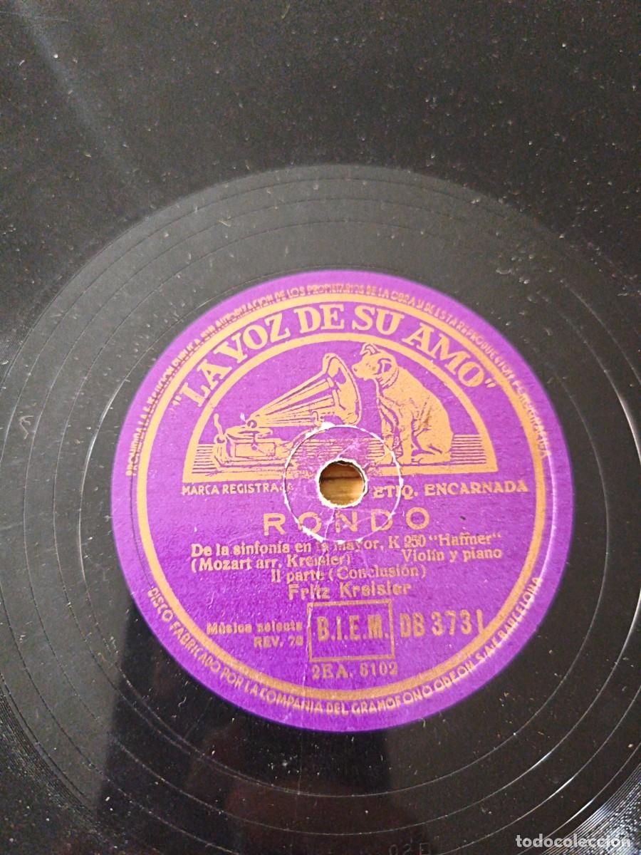 Discos de pizarra: Disco Rondo. Kreisier. - Foto 2