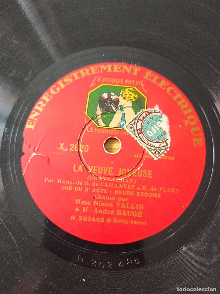 Discos de pizarra: Disco Le comte de Luxemburg - Foto 4