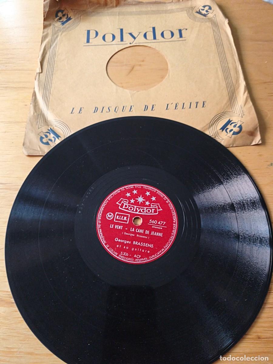 Discos de pizarra: Disco Bancs Publics. Georges Brassens - Foto 4
