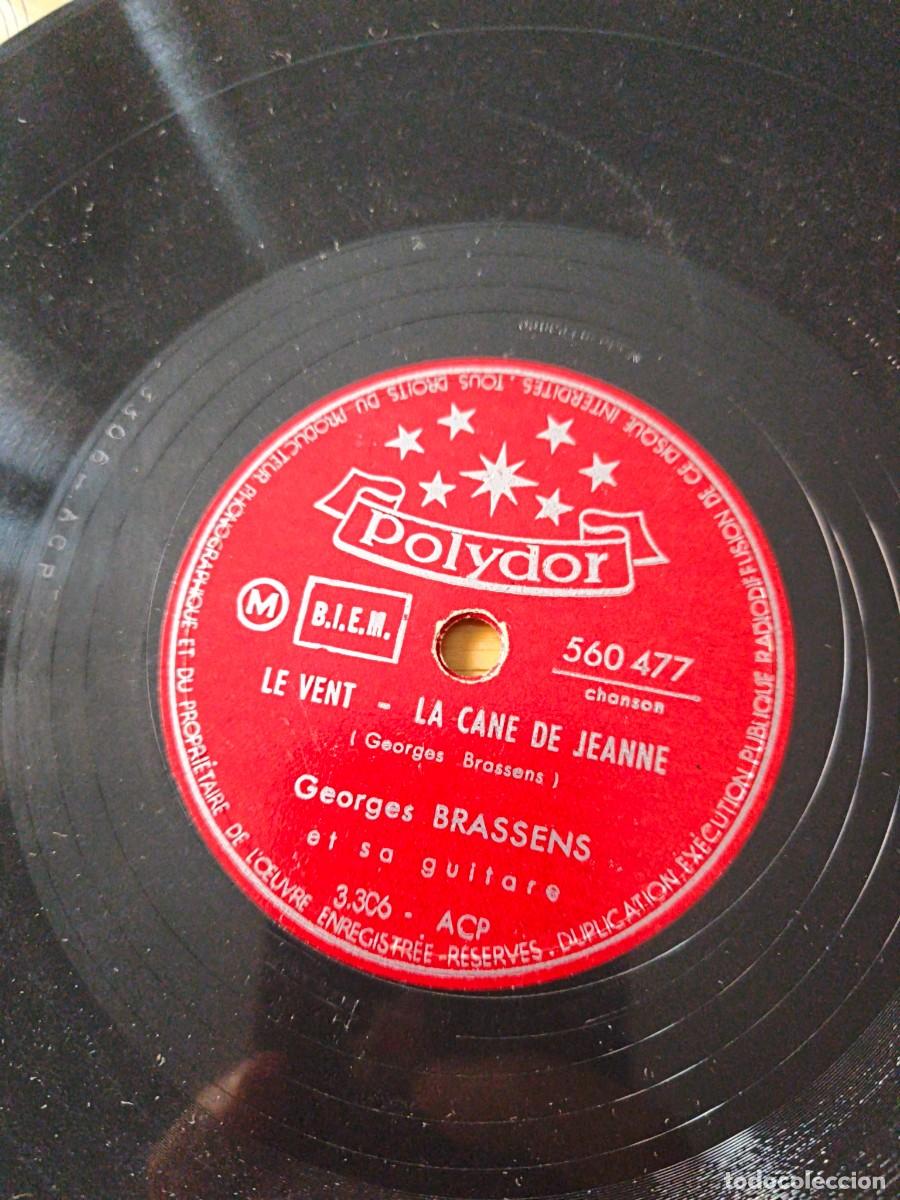 Discos de pizarra: Disco Bancs Publics. Georges Brassens - Foto 5