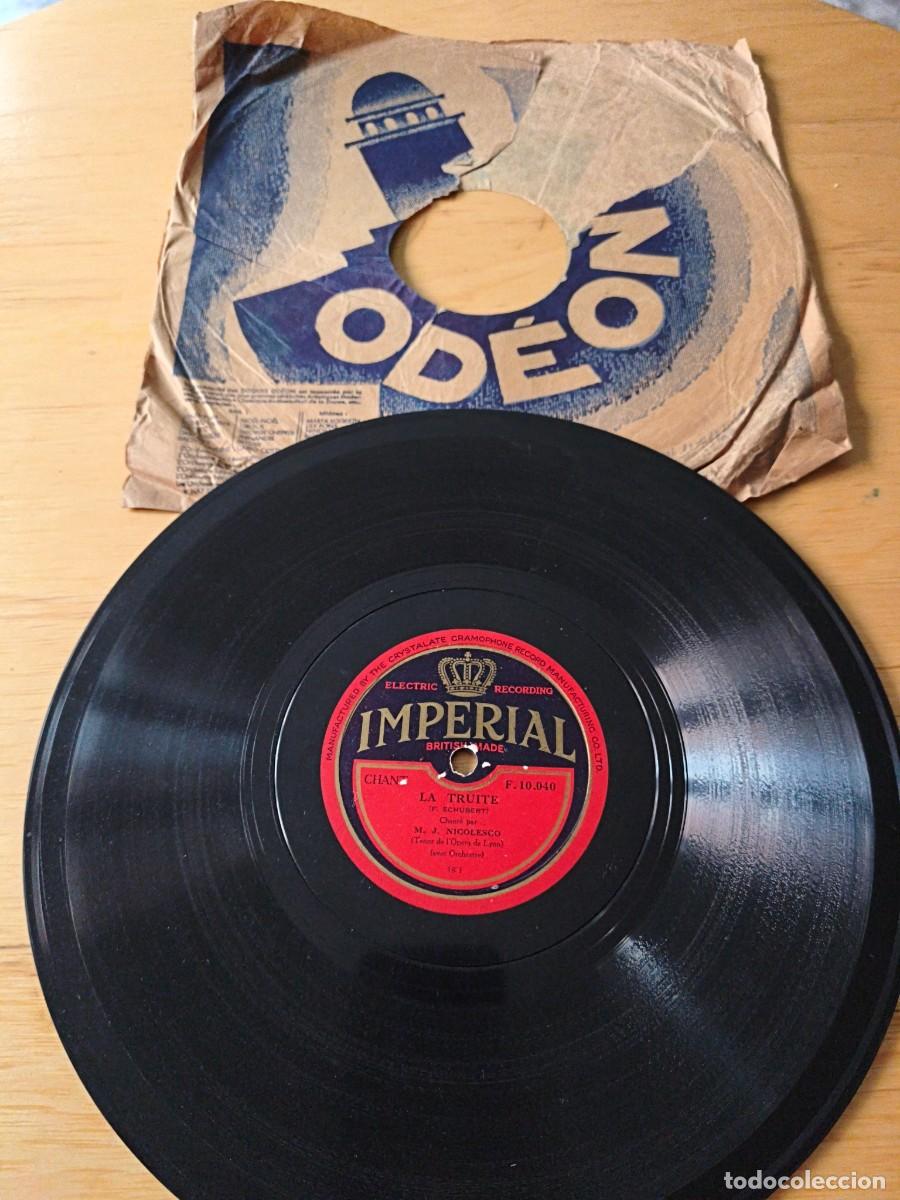 Discos de pizarra: Disco La truite Las notes de Figaro - Foto 1