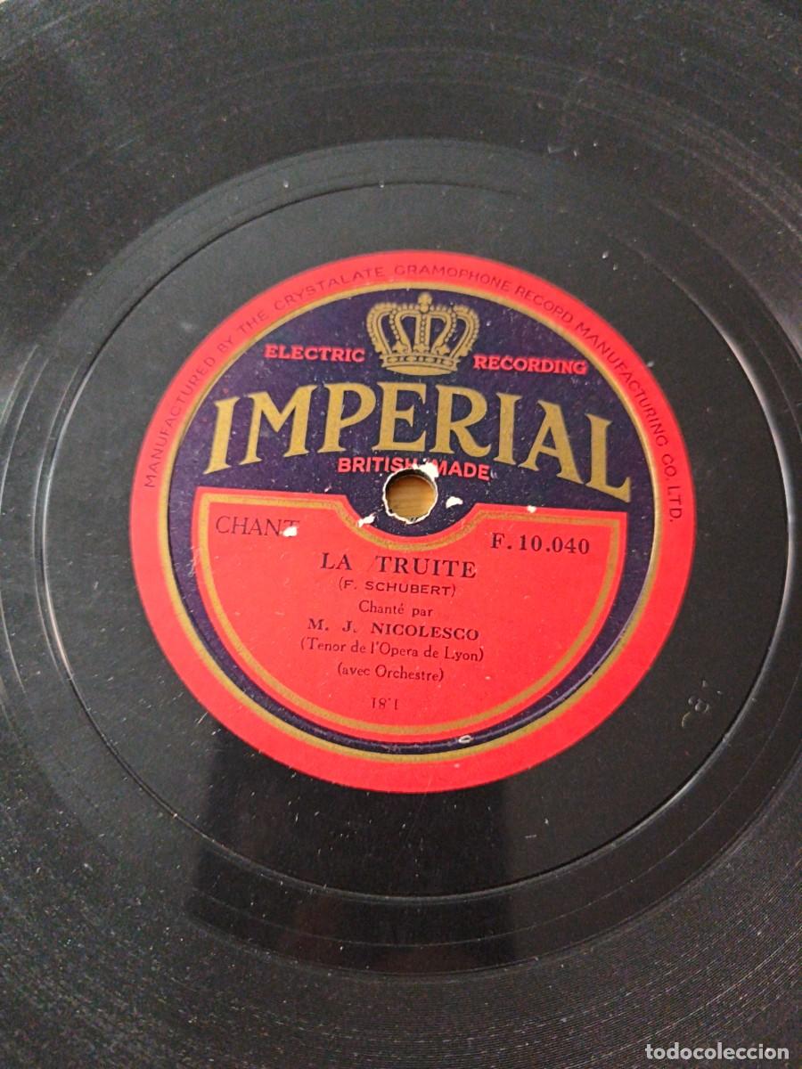 Discos de pizarra: Disco La truite Las notes de Figaro - Foto 2