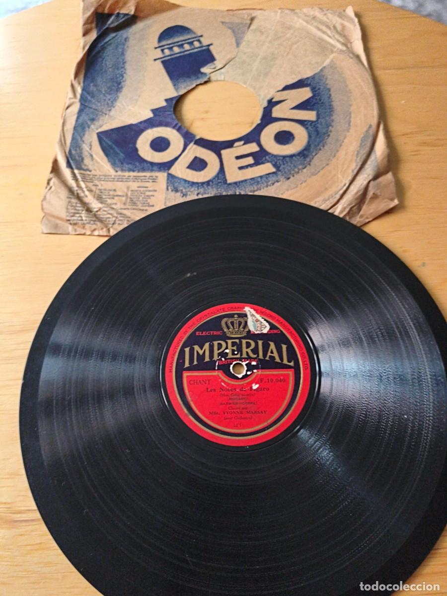 Discos de pizarra: Disco La truite Las notes de Figaro - Foto 3