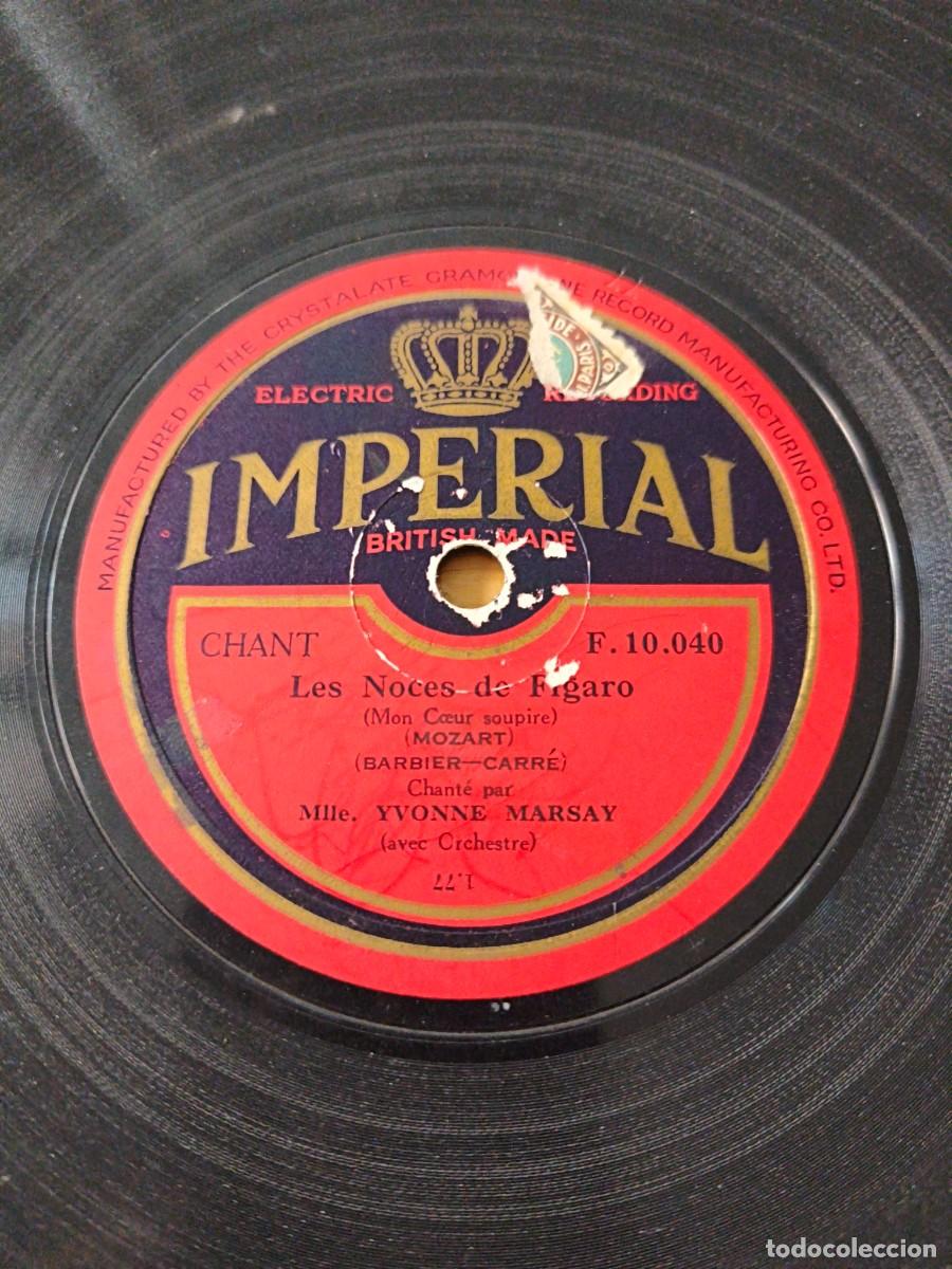 Discos de pizarra: Disco La truite Las notes de Figaro - Foto 4