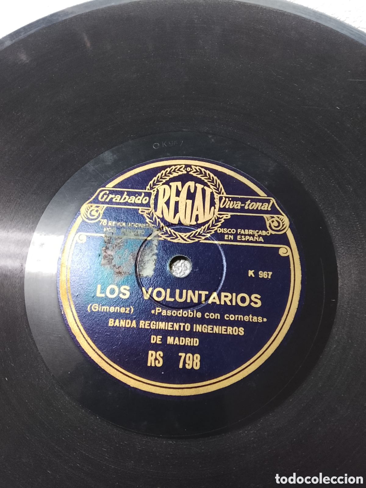 Discos de pizarra: 2 discos de pizarra Espa&ntilde;a ca&ntilde;&iacute; - Foto 3
