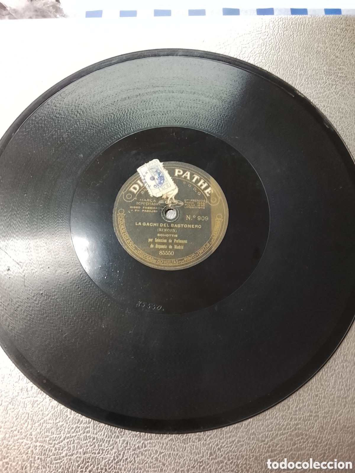 Discos de pizarra: Disco de pizarra Col&oacute;n Col&oacute;n y la gachi del bastonero - Foto 3