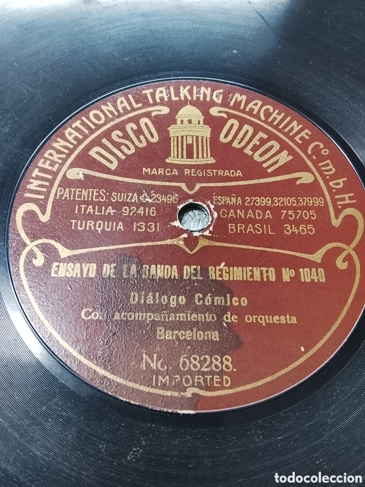 Discos de pizarra: Disco de pizarra el general no importa di&aacute;logo c&oacute;mico - Foto 2
