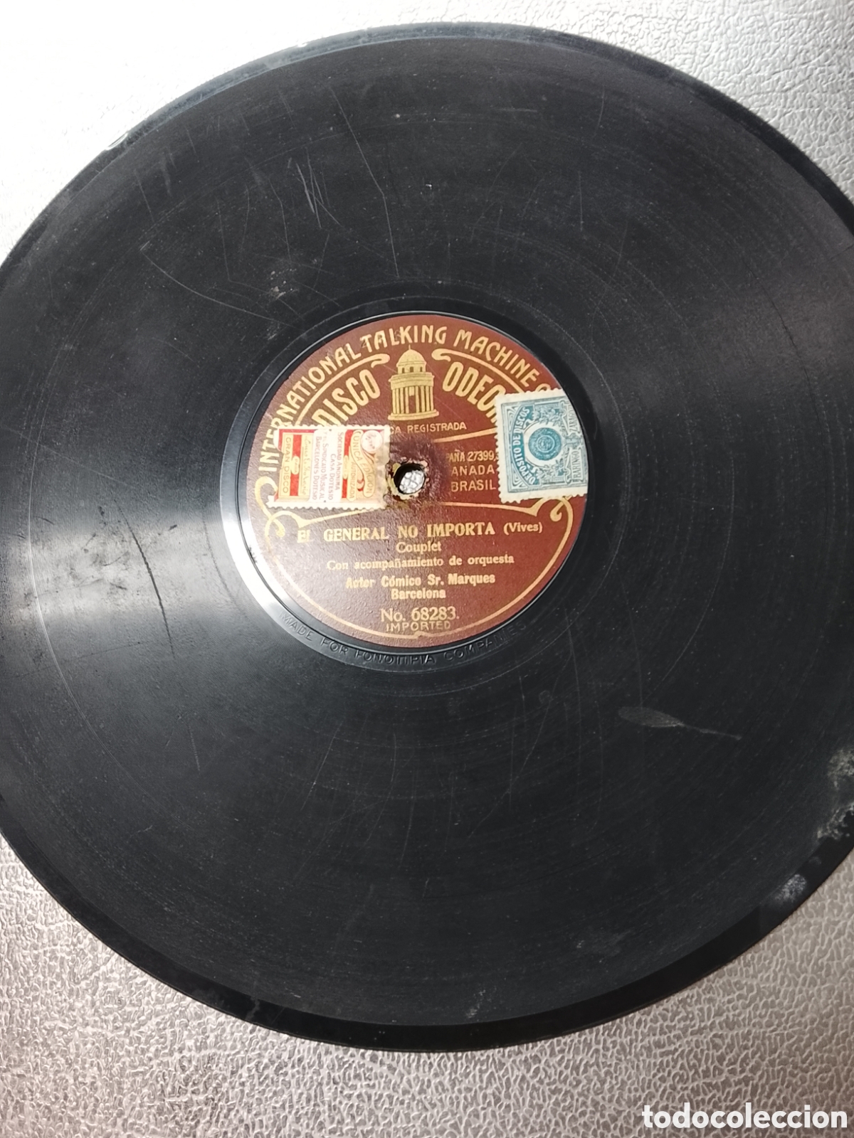 Discos de pizarra: Disco de pizarra el general no importa di&aacute;logo c&oacute;mico - Foto 4