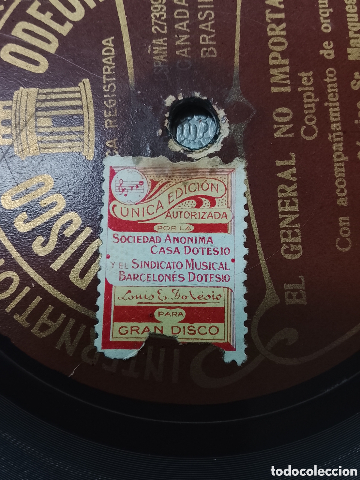 Discos de pizarra: Disco de pizarra el general no importa di&aacute;logo c&oacute;mico - Foto 5