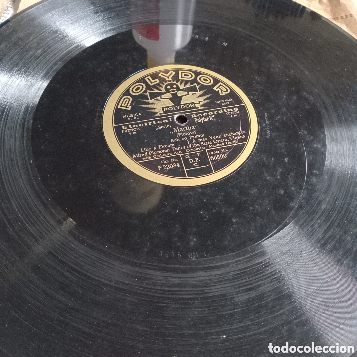 Discos de pizarra: CAVALLERIA RUSTICANA -MATHA EN SU SOBRE ORIGINAL - Foto 4