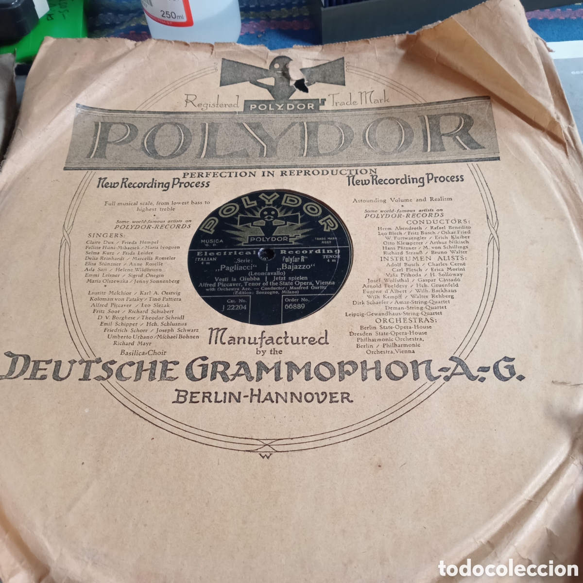 Discos de pizarra: LA BOHEME - PAGLIACCI - BAJAZZOb - Foto 4