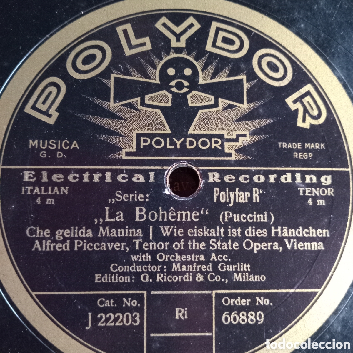 Discos de pizarra: LA BOHEME - PAGLIACCI - BAJAZZOb - Foto 1