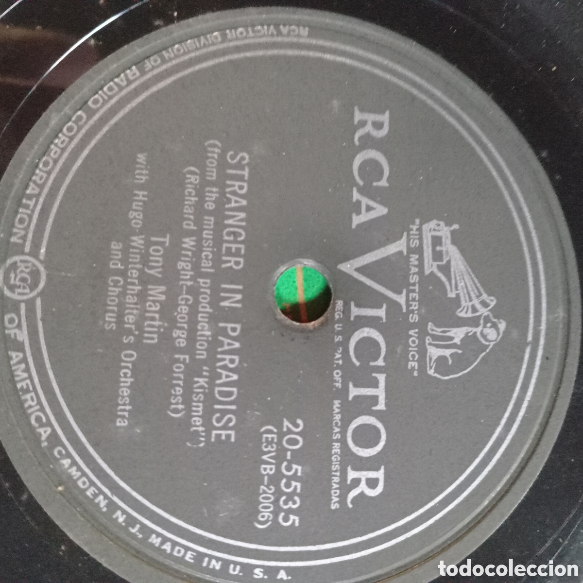 Discos de pizarra: TONY MARTIN MUSICA DEL UN MUSICAL - Foto 2