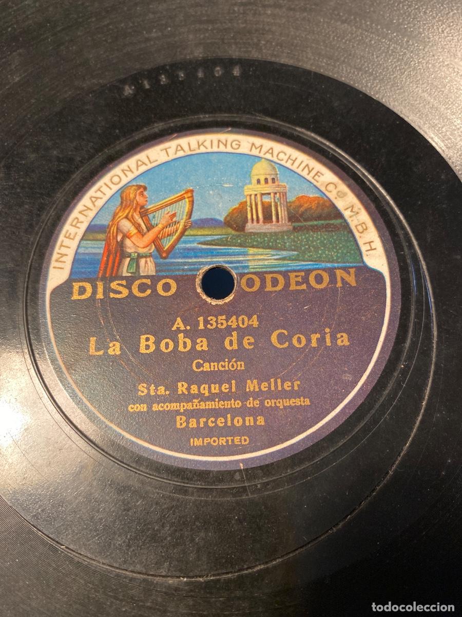 Discos de pizarra: Raquel Meller. La segadora. La boba de Coria. - Foto 3