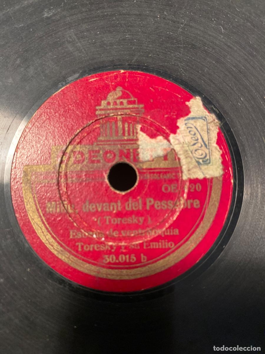 Discos de pizarra: Mini disco. Toresky y su Emilio. Miliu &hellip;..Odeon - Foto 1