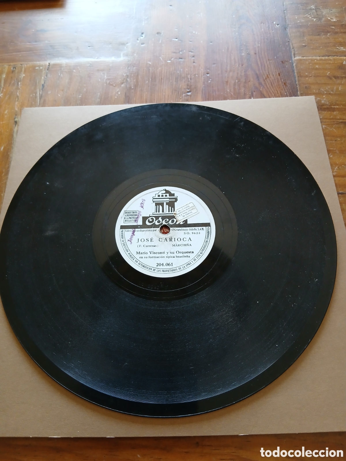 Discos de pizarra: Mario Visconti lote 2 discos - Foto 2