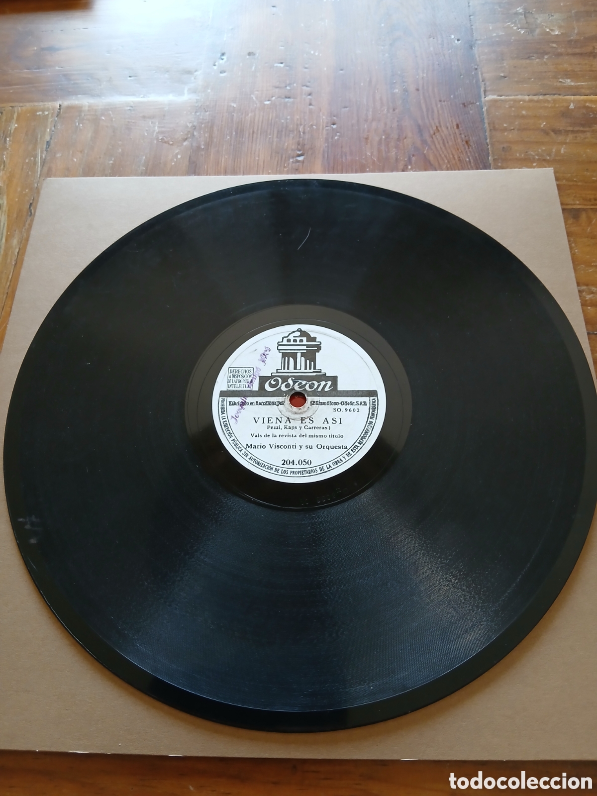 Discos de pizarra: Mario Visconti lote 2 discos - Foto 8