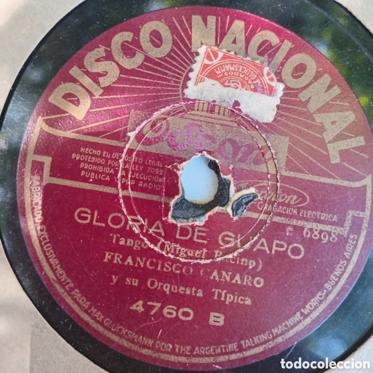 Discos de pizarra: FRANCISCO CANARO Y ORQ - Foto 2