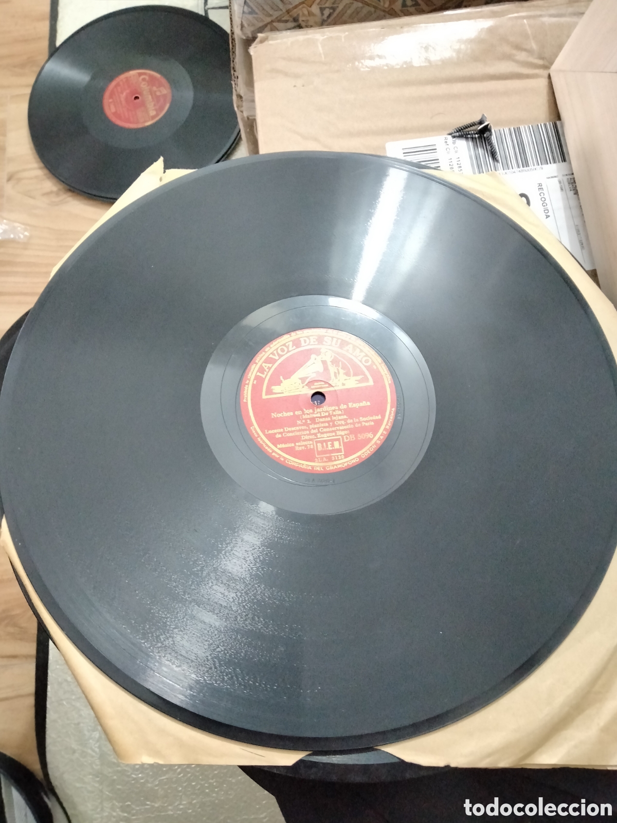 Discos de pizarra: Disco Noche en los jardines de Espa&ntilde;a por Manuel de Falla - Foto 4