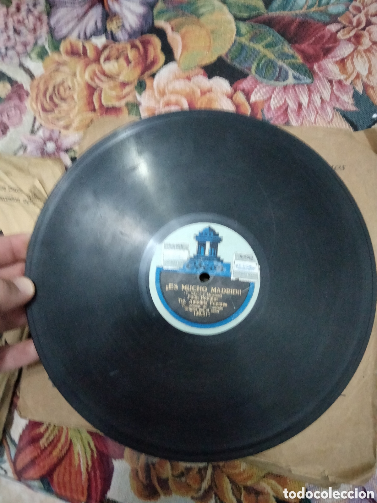 Discos de pizarra: Disco Anto&ntilde;ita Fuentes !!Es Mucho Madrid!! - Foto 2