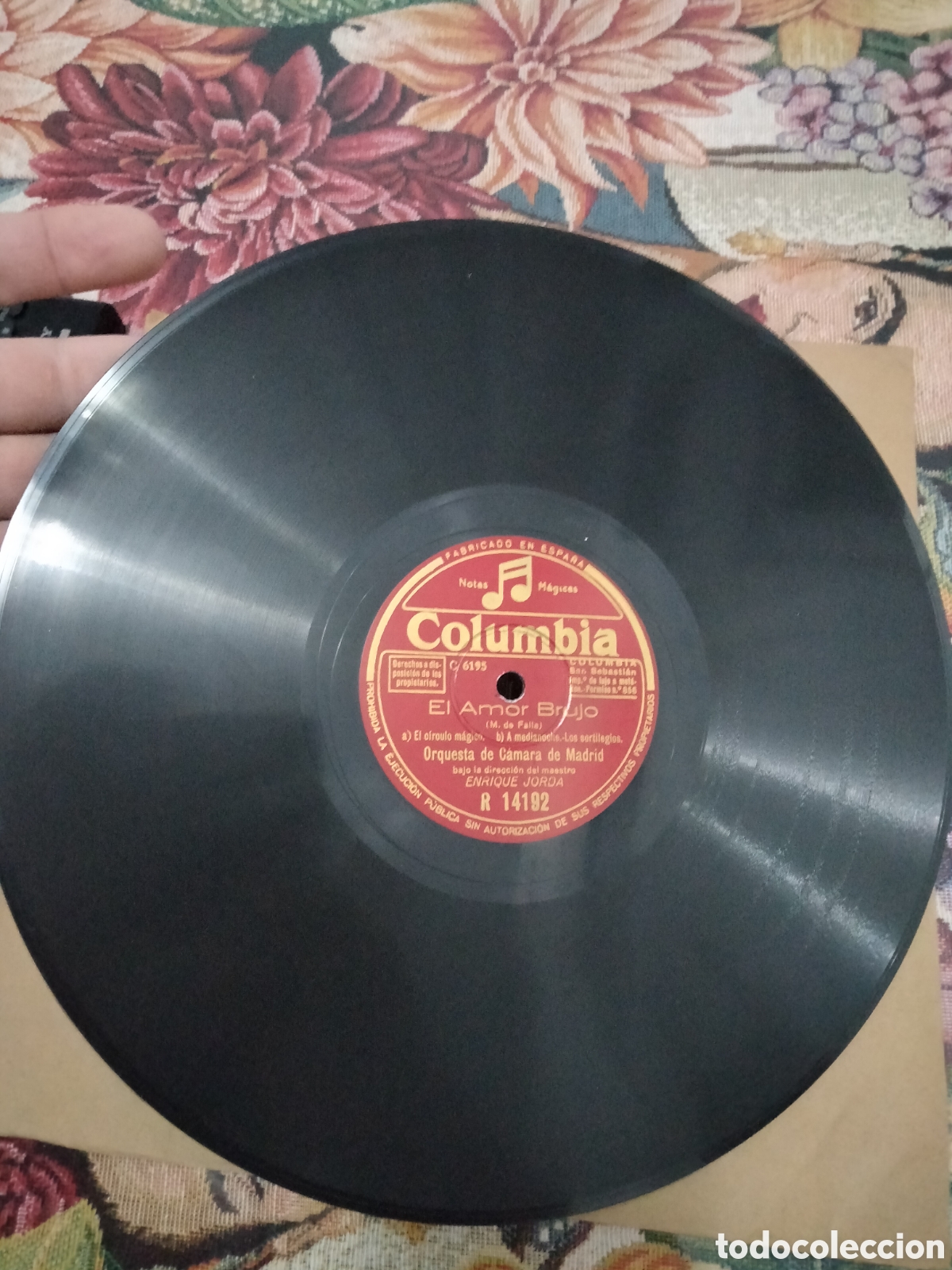 Discos de pizarra: 2 Discos Enrique Jorda El Amor Brujo - Foto 3