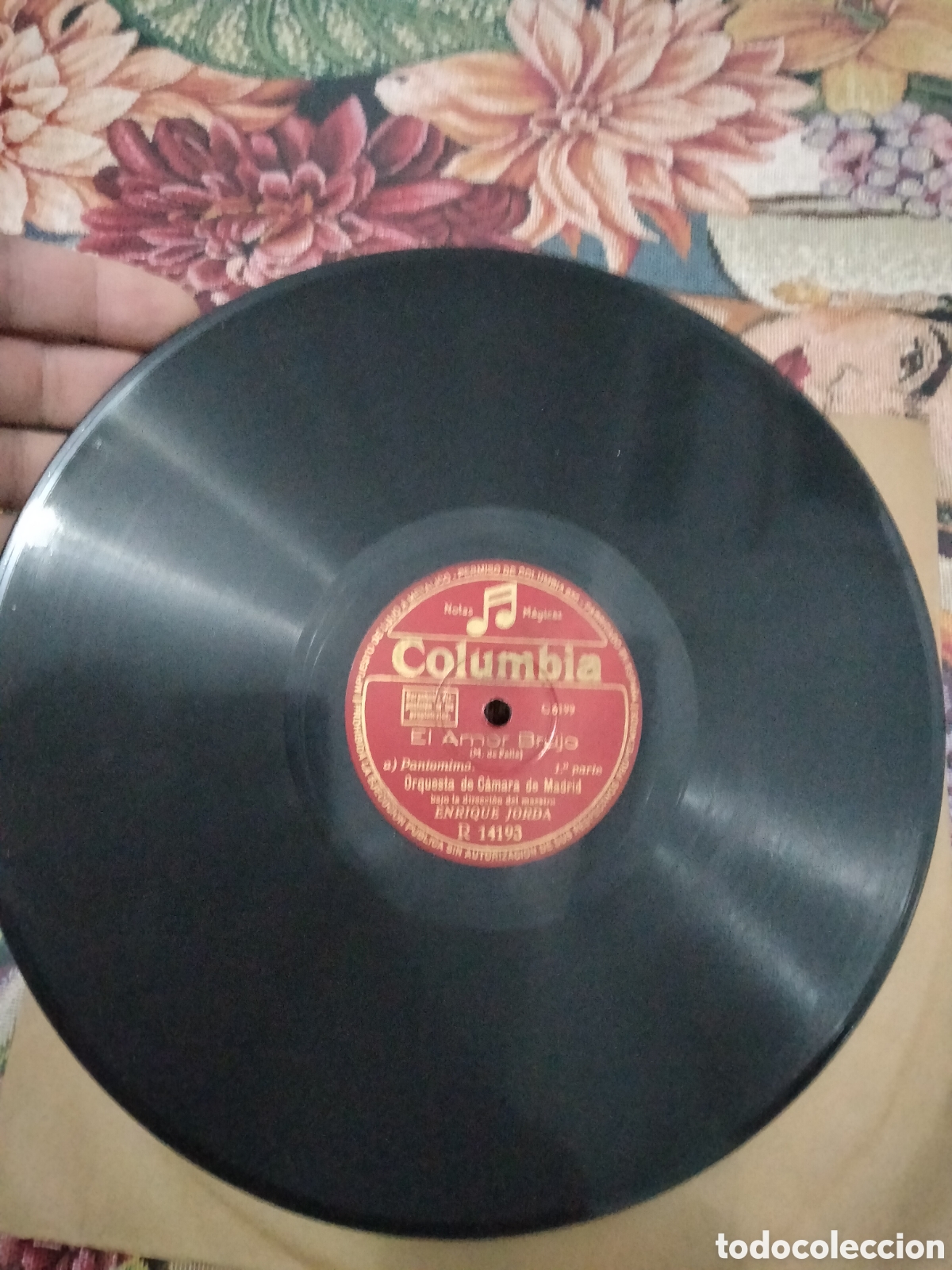 Discos de pizarra: 2 Discos Enrique Jorda El Amor Brujo - Foto 8