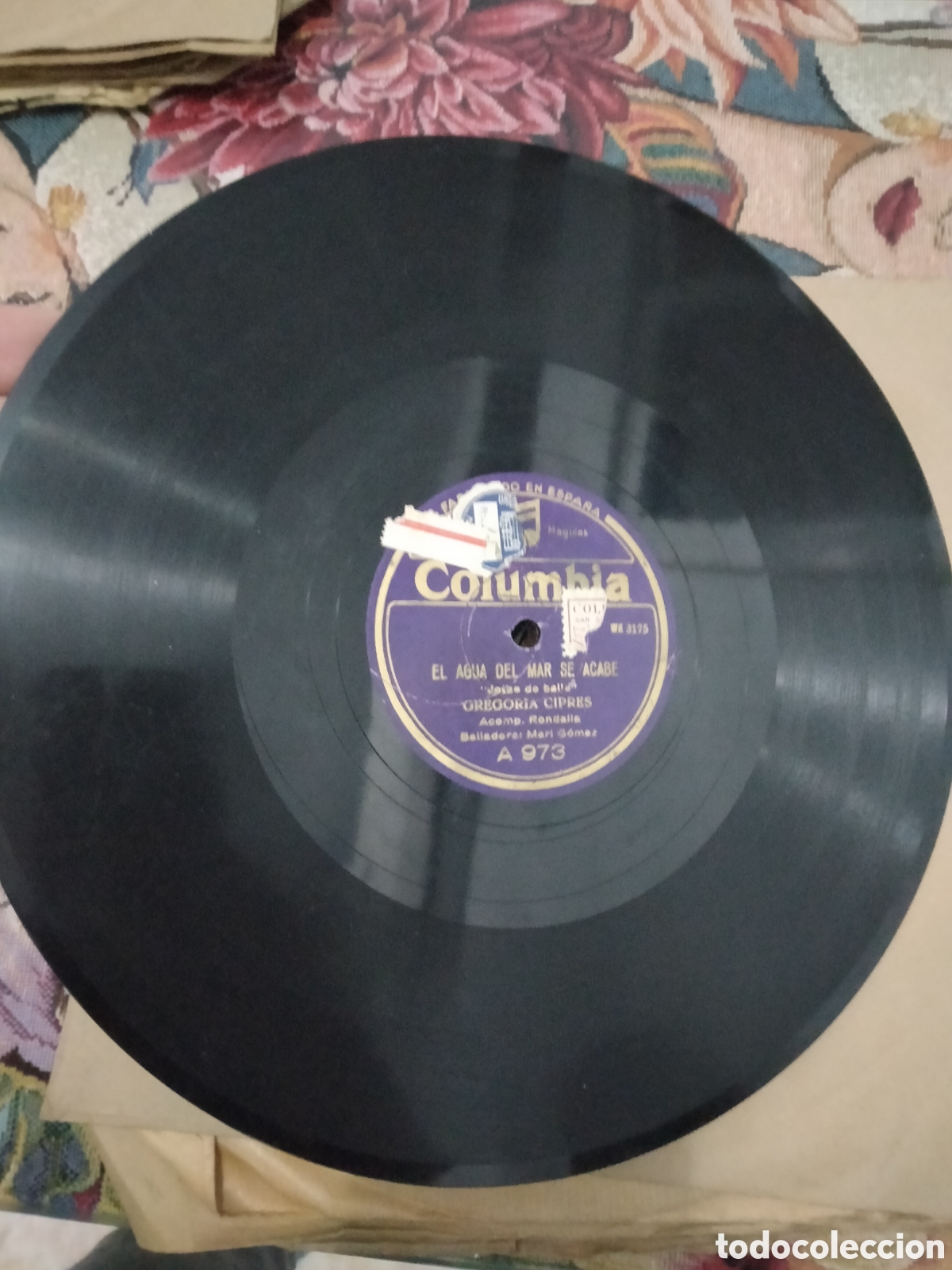 Discos de pizarra: Disco JOTA Gregoria Cipres - Foto 2