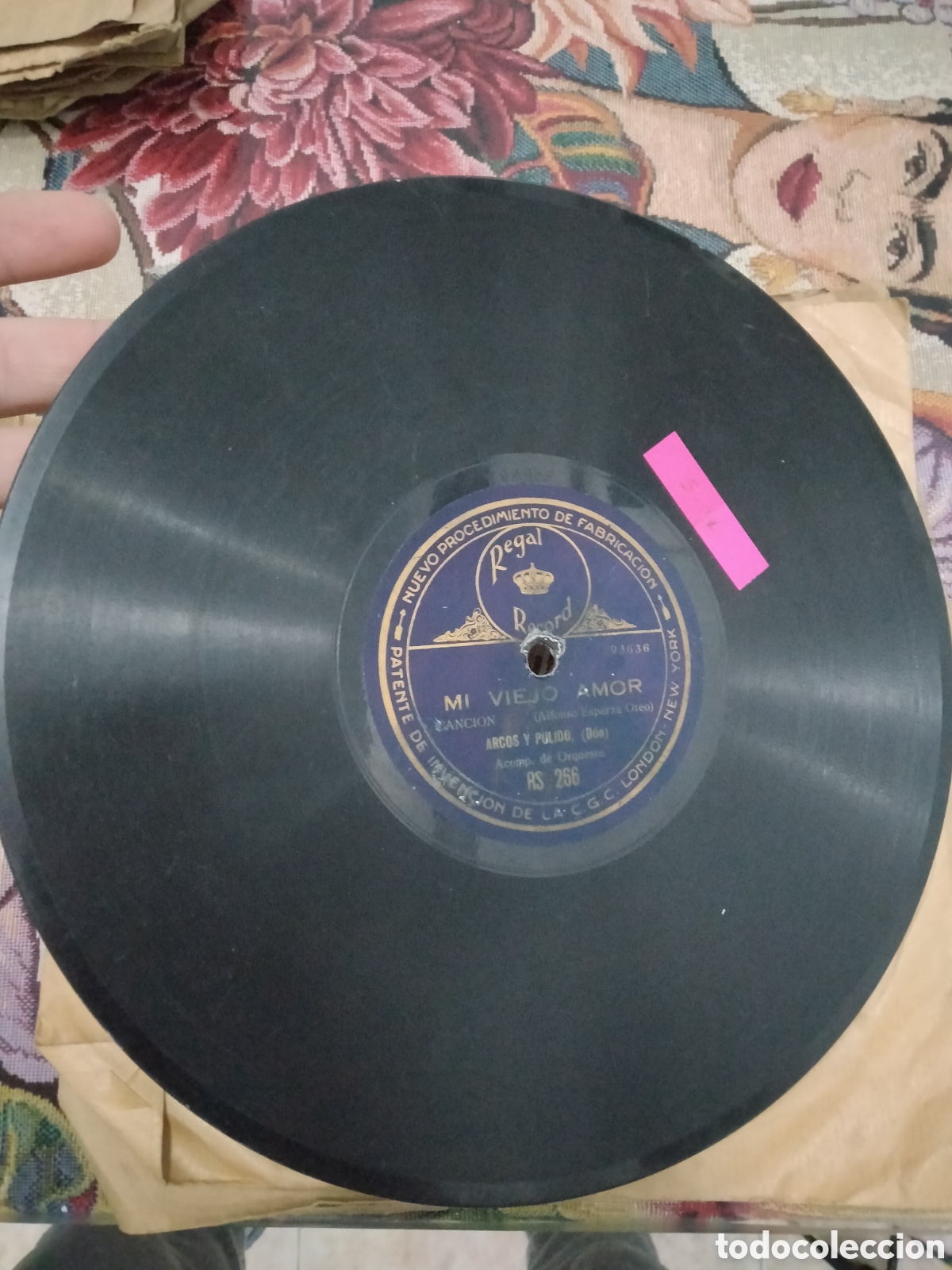 Discos de pizarra: Disco Pilar Arcos y Pulido LAS TRES DE LA MA&Ntilde;ANA - Foto 4
