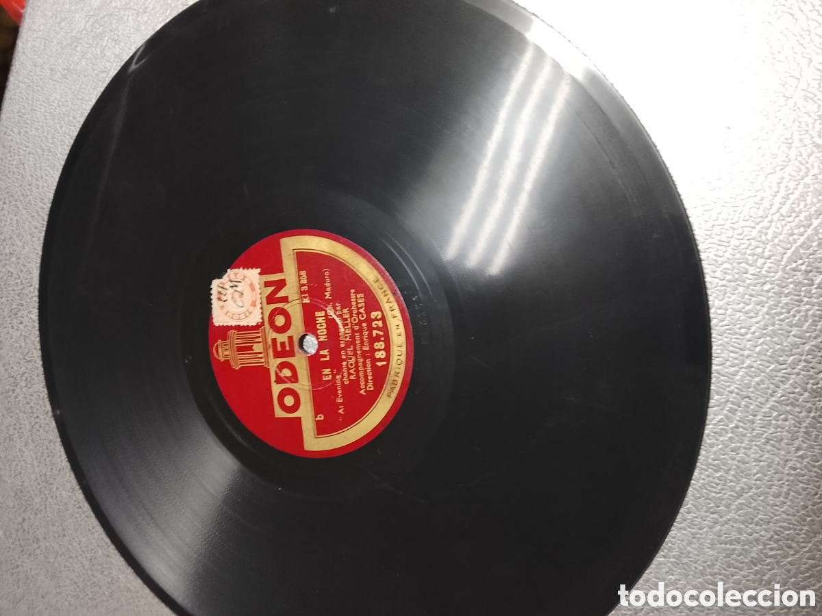 Discos de pizarra: Disco de pizarra blanca Raquel Meller - Foto 3