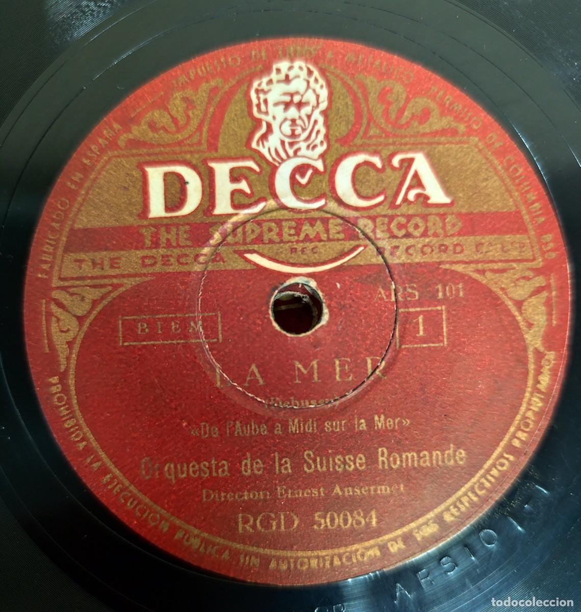 Discos de pizarra: DISCO DE PIZARRA - LA MER 1-2 - Foto 2