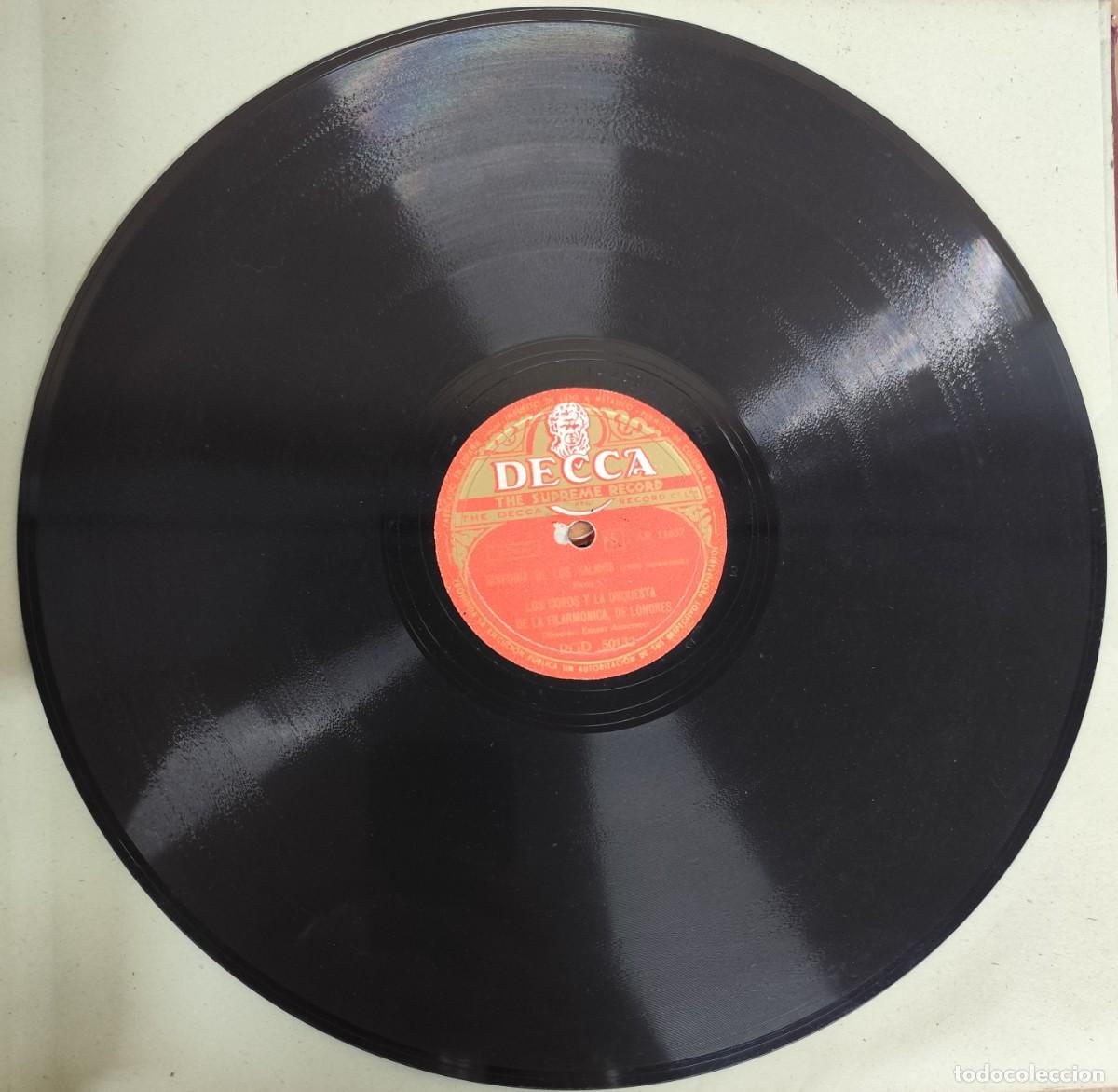 Discos de pizarra: DISCO DE PIZARRA - SINFON&Iacute;A DE LOS SALMOS 3 Y 4 - Foto 1