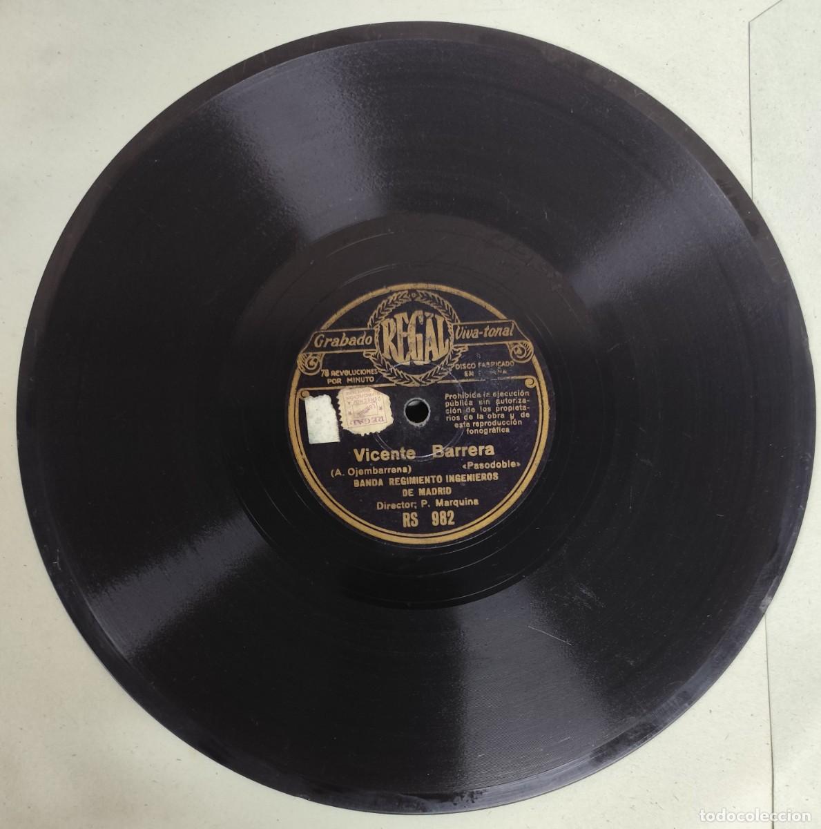 Discos de pizarra: Disco de pizarra Vicente Barrera- La capa de la cibeles - Foto 1