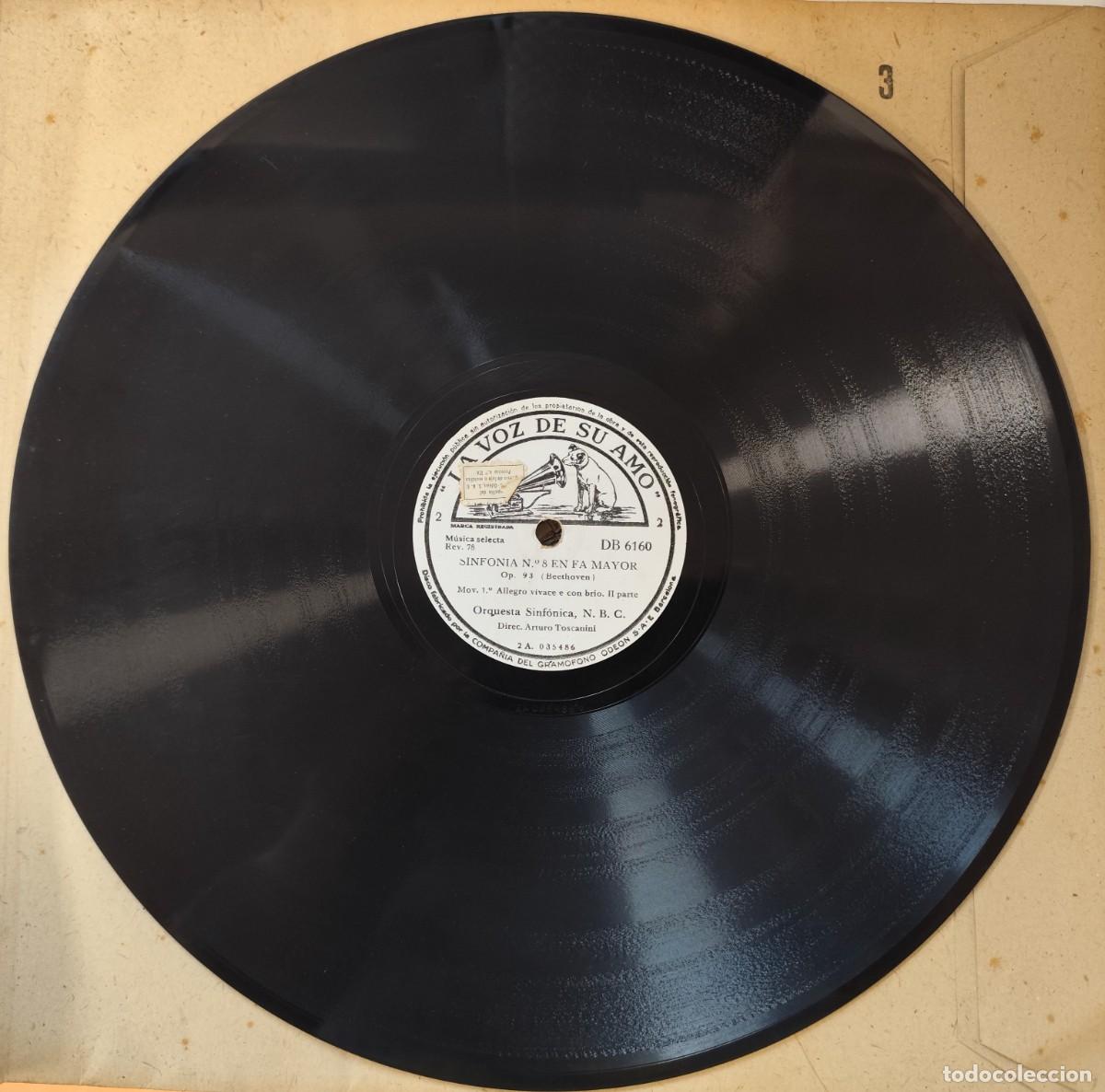 Discos de pizarra: Disco de pizarra Sinfon&iacute;a n&ordm; 8 en Fa mayor 1-2 - Foto 3