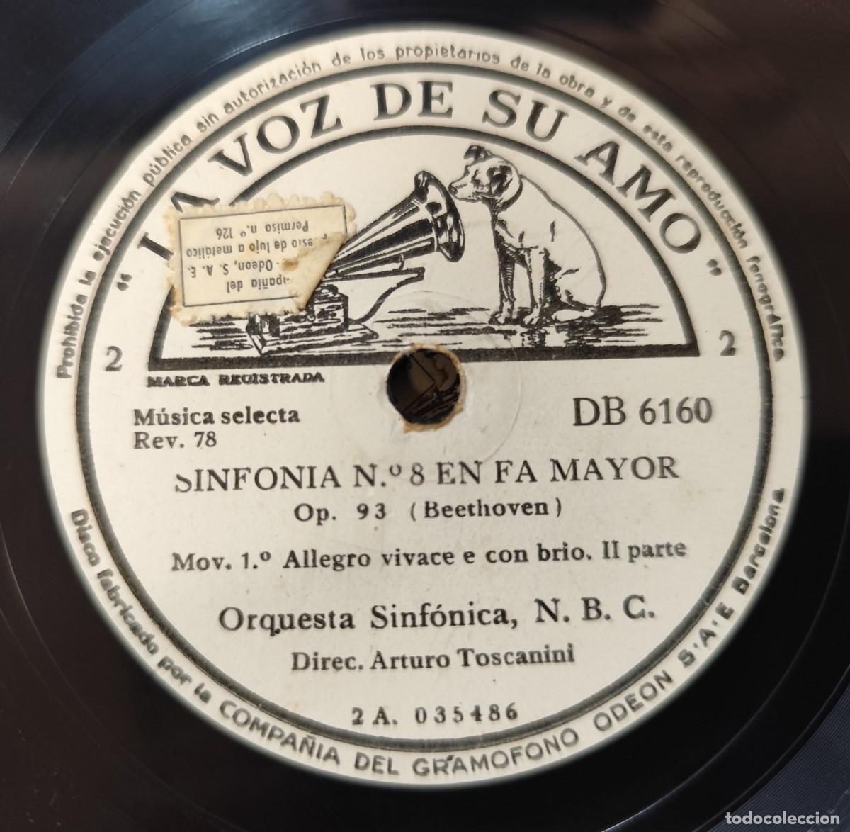 Discos de pizarra: Disco de pizarra Sinfon&iacute;a n&ordm; 8 en Fa mayor 1-2 - Foto 4