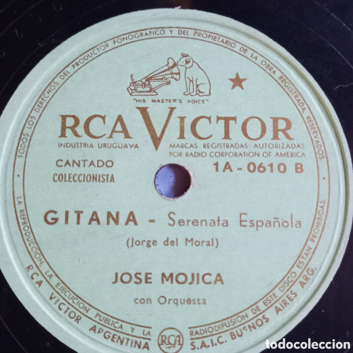 Discos de pizarra: LIBRE SOY- GINABA- JOSE MOJICA - Foto 2