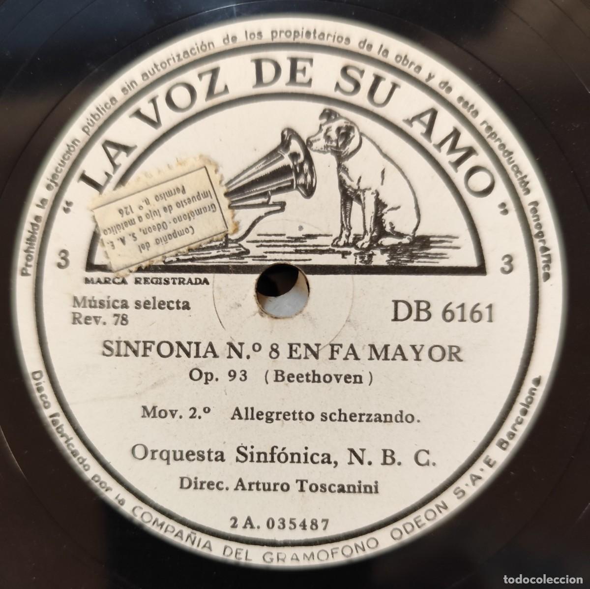 Discos de pizarra: Disco de pizarra Sinfon&iacute;a n&ordm; 8 en Fa mayor 3-4 - Foto 2