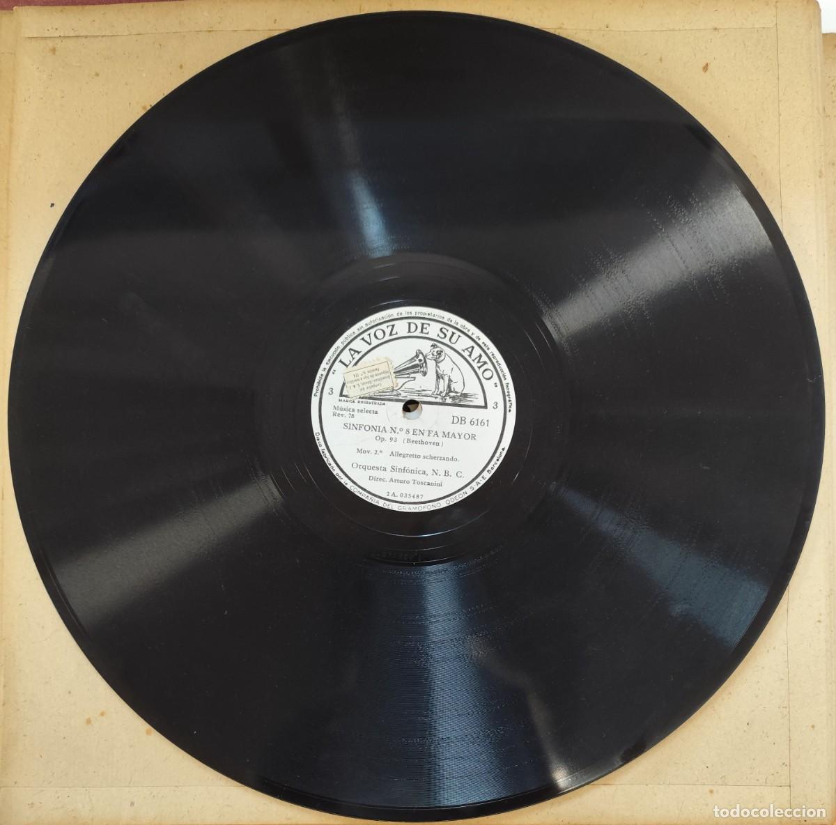 Discos de pizarra: Disco de pizarra Sinfon&iacute;a n&ordm; 8 en Fa mayor 3-4 - Foto 1