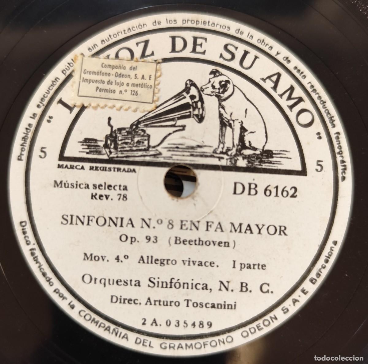 Discos de pizarra: Disco de pizarra Sinfon&iacute;a n&ordm; 8 en Fa mayor 5-6 - Foto 2