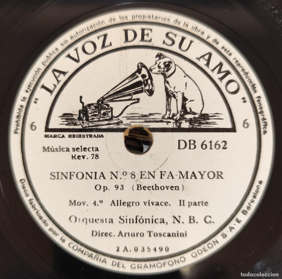 Discos de pizarra: Disco de pizarra Sinfon&iacute;a n&ordm; 8 en Fa mayor 5-6 - Foto 4