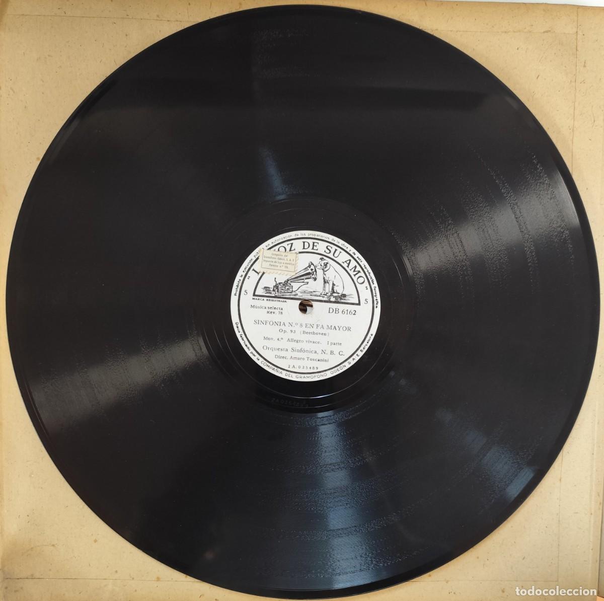Discos de pizarra: Disco de pizarra Sinfon&iacute;a n&ordm; 8 en Fa mayor 5-6 - Foto 1