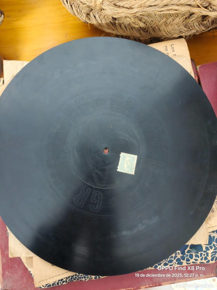 Discos de pizarra: DISCO DE PIZARRA CANCION MEFISTOFELE DE BOITO GRAFOFONO - Foto 1