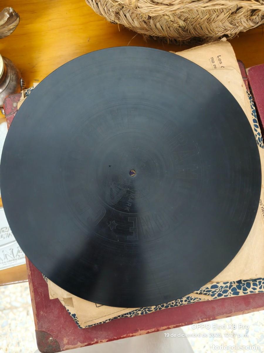 Discos de pizarra: DISCO DE PIZARRA CON CANCION DESCONOCIDA MEZURKA GRAMOFONO - Foto 2