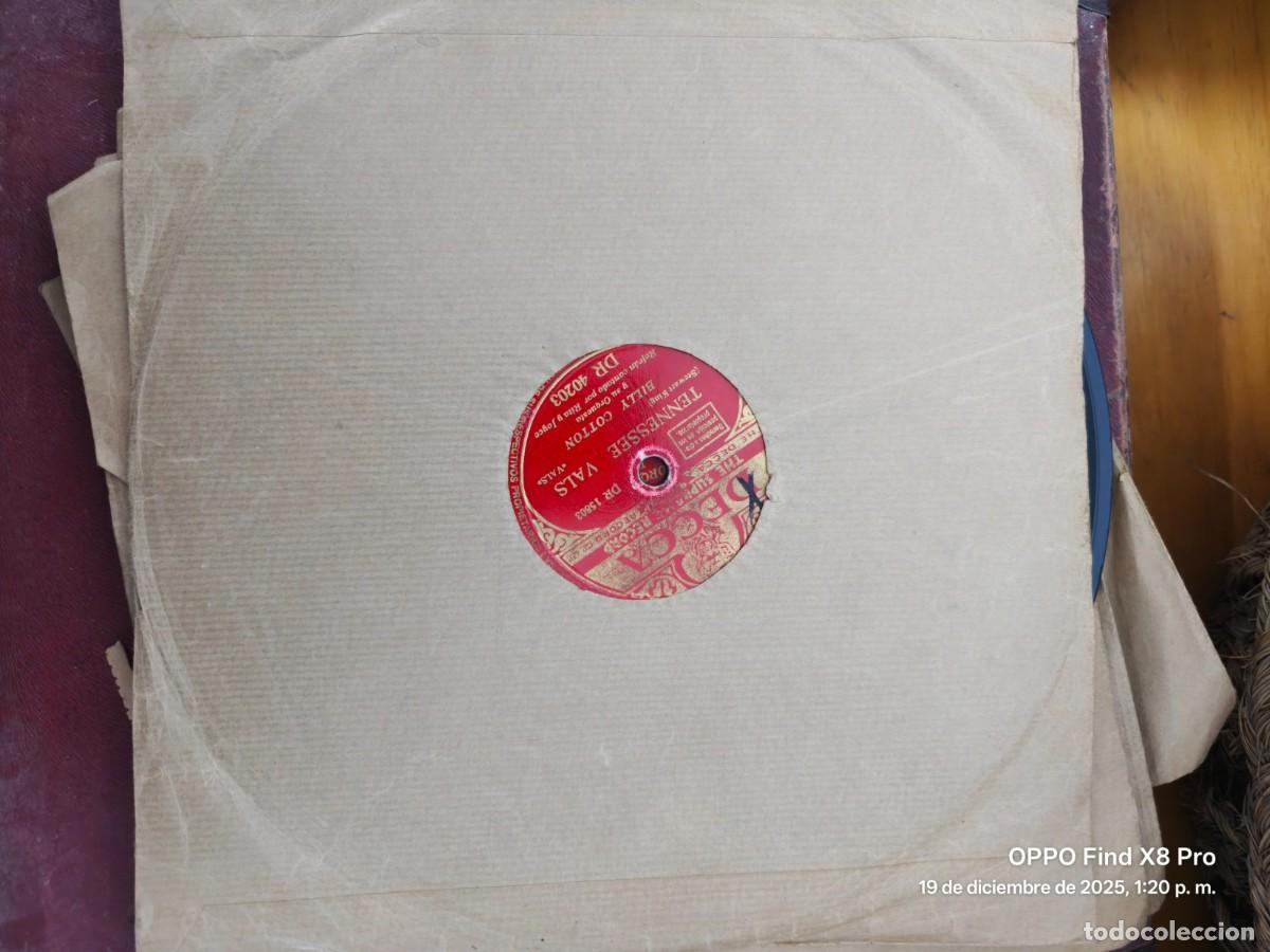 Discos de pizarra: DISCO DE PIZARRA JEZEBEL Y TENNESSEE VALS DE BILLY COTTON DECCA - Foto 3