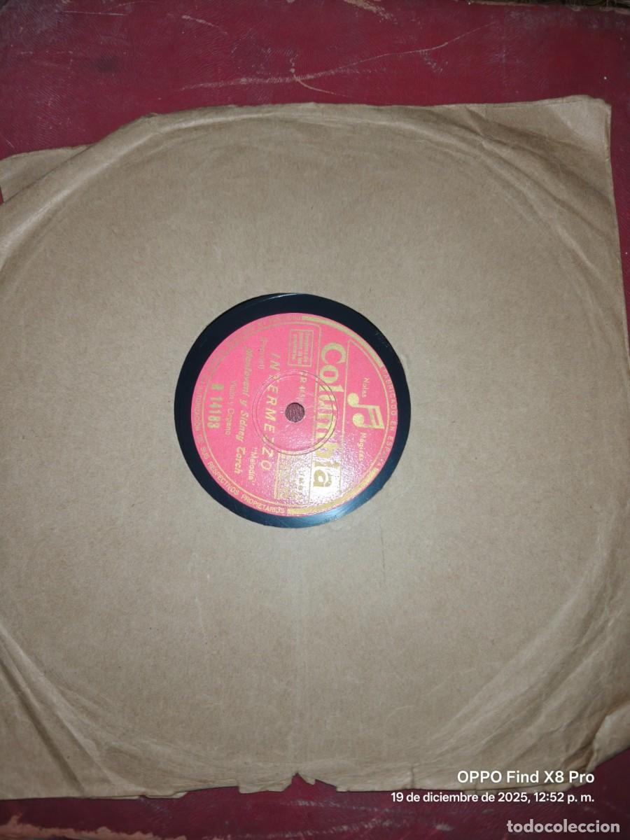 Discos de pizarra: DISCO DE PIZARRA CERCA DEL TRANQUILO LAGO DE ERIC COATES Y INTERMEZZO DE PROVOST - Foto 3
