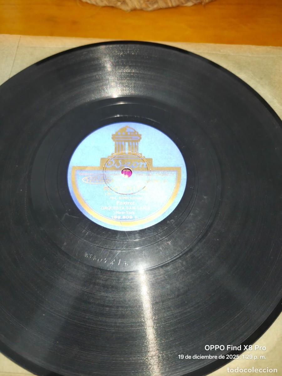 Discos de pizarra: DISCO DE PIZARRA RIO RITA DE MC. CARTHY THIERNEY DISCO ODEON - Foto 2