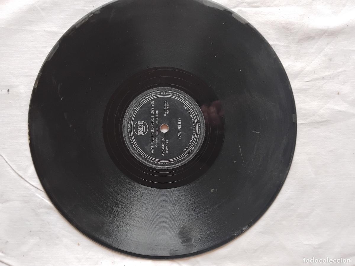 Discos de pizarra: ELVIS PRESLEY. DISCO DE PIZARRA. RCA. A25V-0519. - Foto 2