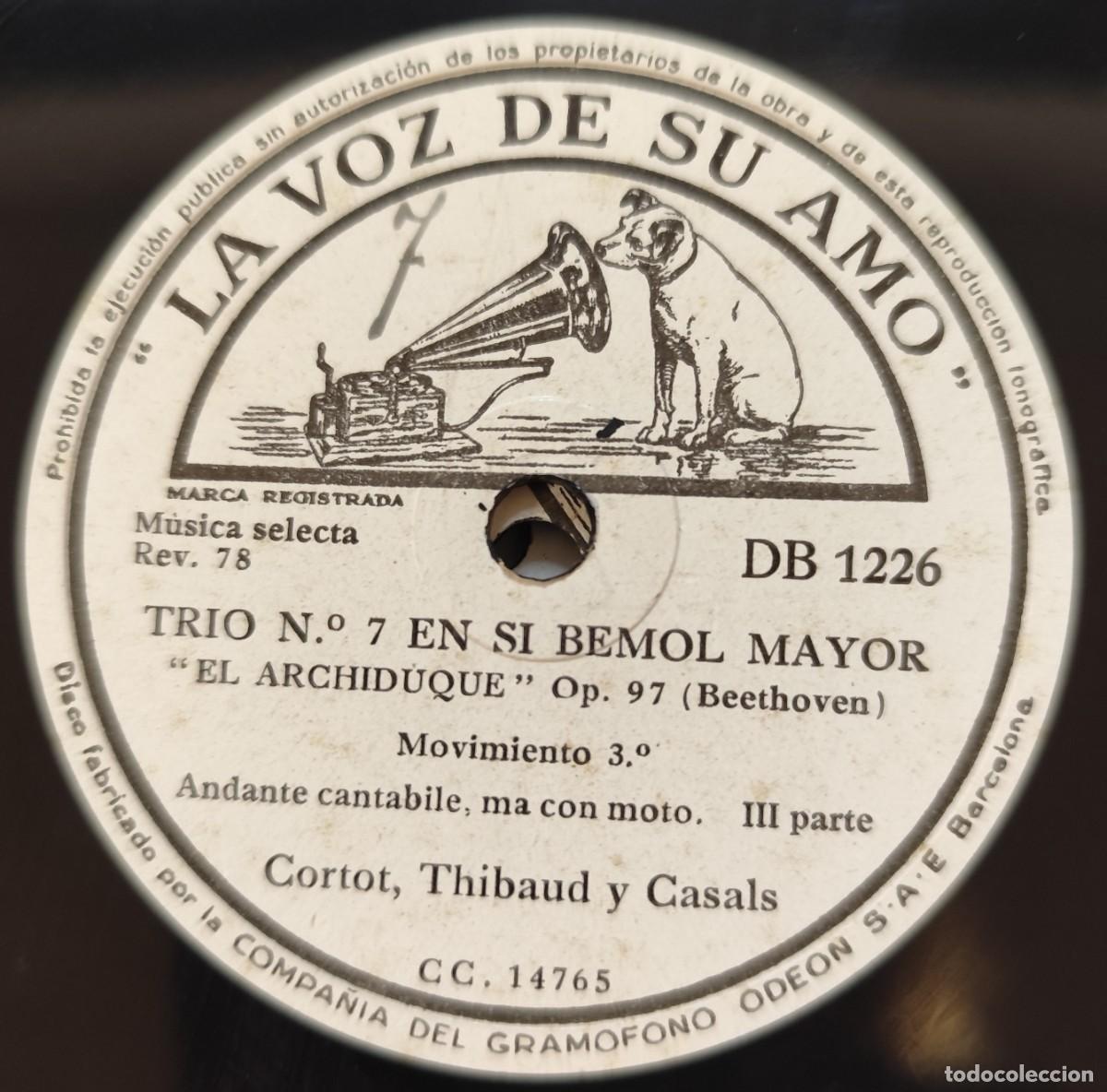 Discos de pizarra: Disco pizarra Trio n&ordm; 7 en Si bemol mayor 7-8 - Foto 2