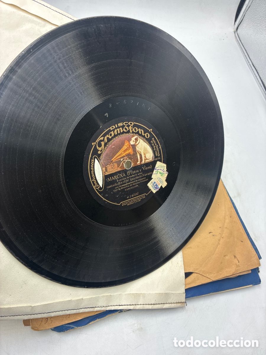 Discos de pizarra: Lote I de 10 discos de pizarra. - Foto 2