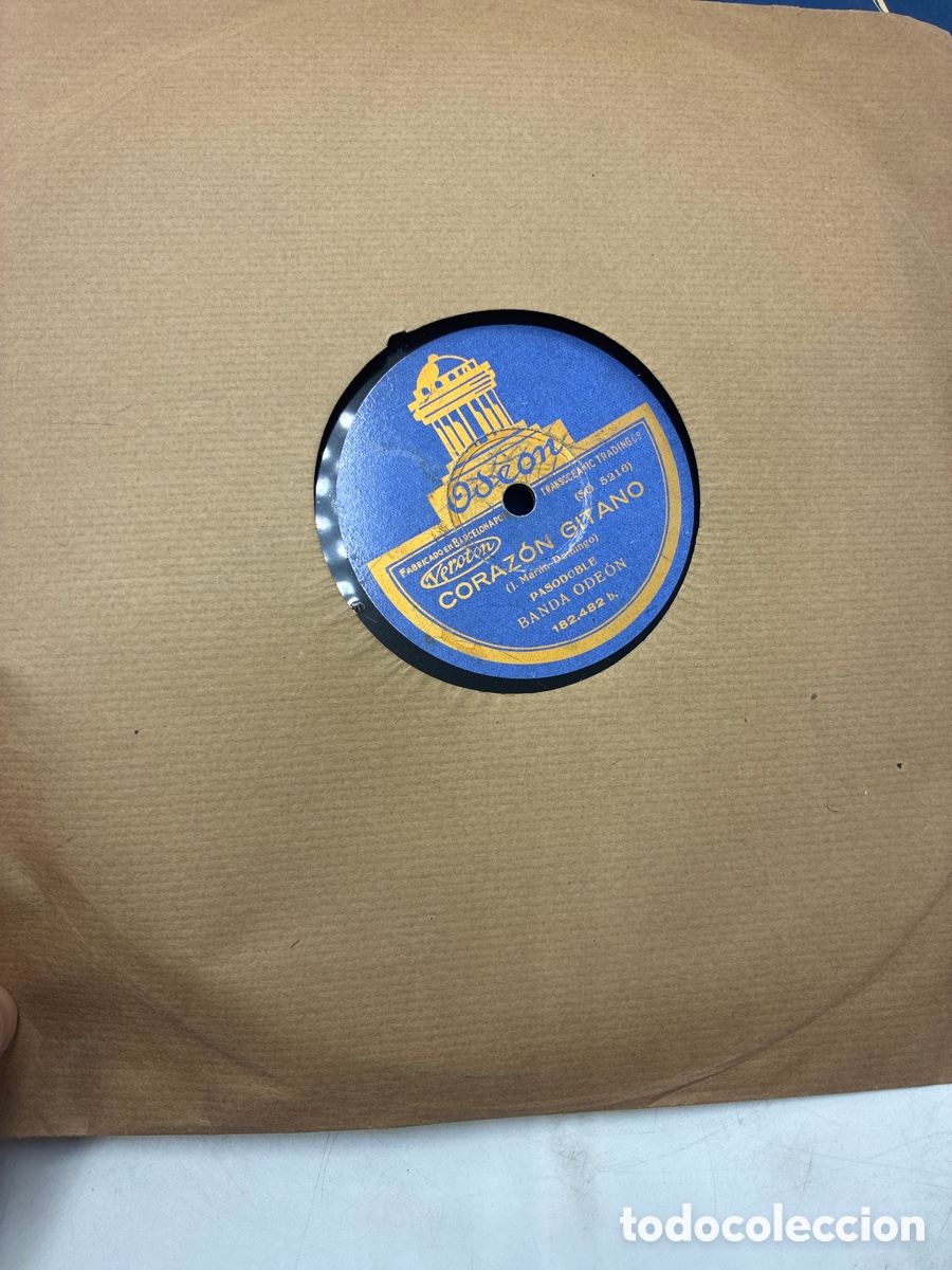 Discos de pizarra: Lote I de 10 discos de pizarra. - Foto 4